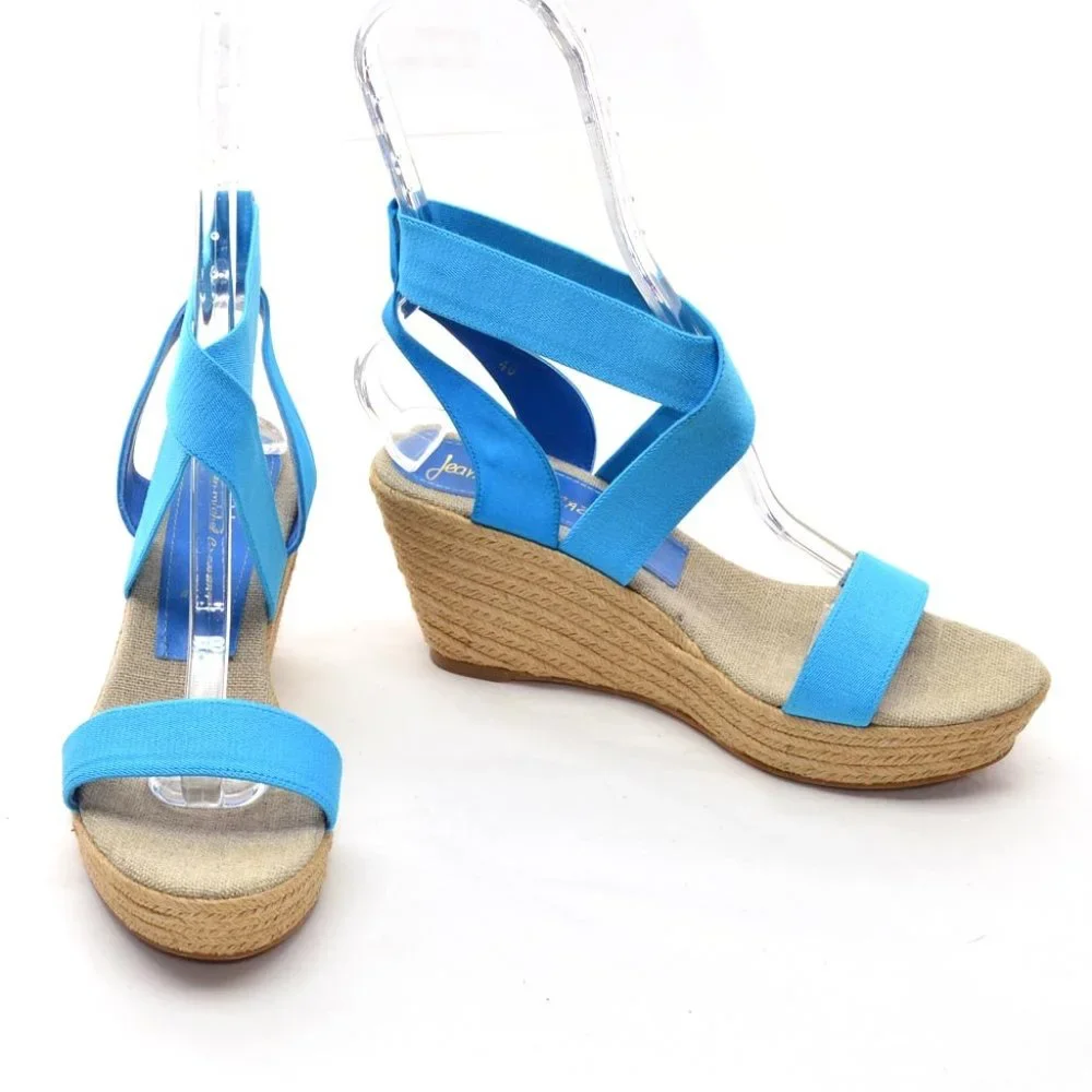 Jean-Michel Cazabat Espadrille Wedge Sandals 40